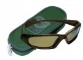 Pelzer Polarisationsbrille Polbrille Brille Angelbrille -Farbe: gelb +Tasche 