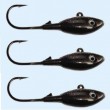 3 Pilkmaxx Dorschbomben Superb Owner Haken 45/60/75g Jigk�pfe schwarz