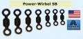 Rosco Power Wirbel Wallerwirbel Meereswirbel salzwasserfest T�nnchenwirbel 