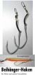Zusatzhaken Assistent Hook Haken Speedpilker Speedjig Pilker Jigger Behr Beih�nger 2 St�ck