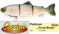Castaic Platinum Rainbow Trout Swimbait Gummifische