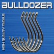 5 Bulldozer Einzelhaken Wallerhaken 2/0 - 10/0