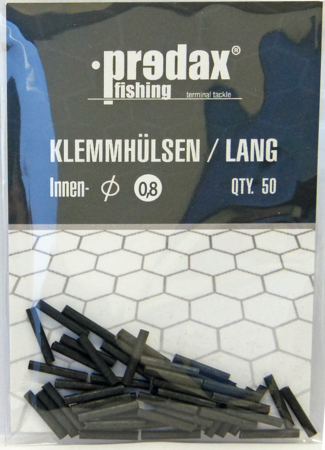 Spro Matt Black SINGLE BRASS CRIMP # 1.2×10mm Klemmhülsen 50 Stück Quetschhülsen