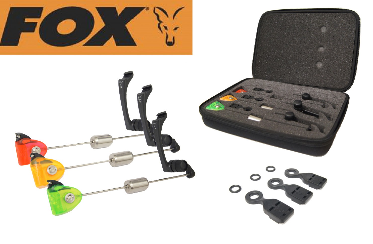 3 Stück Karpfen Bissanzeiger - Swinger Für Karpfenangeln In Rot, Blau, Grün