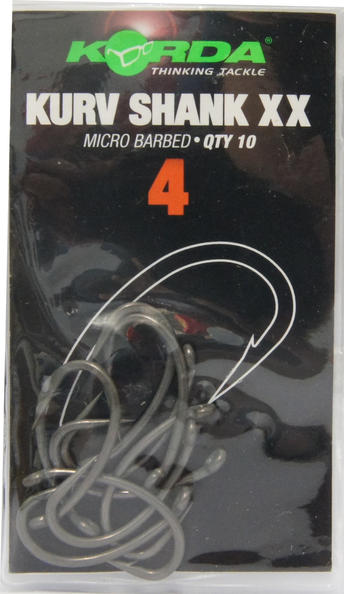 Amo Da Pesca Korda Kurv Shank XX Per Carpa - Filo Spesso, Gancio Curvo, Confezione Da 10 Pezzi - Foto 8