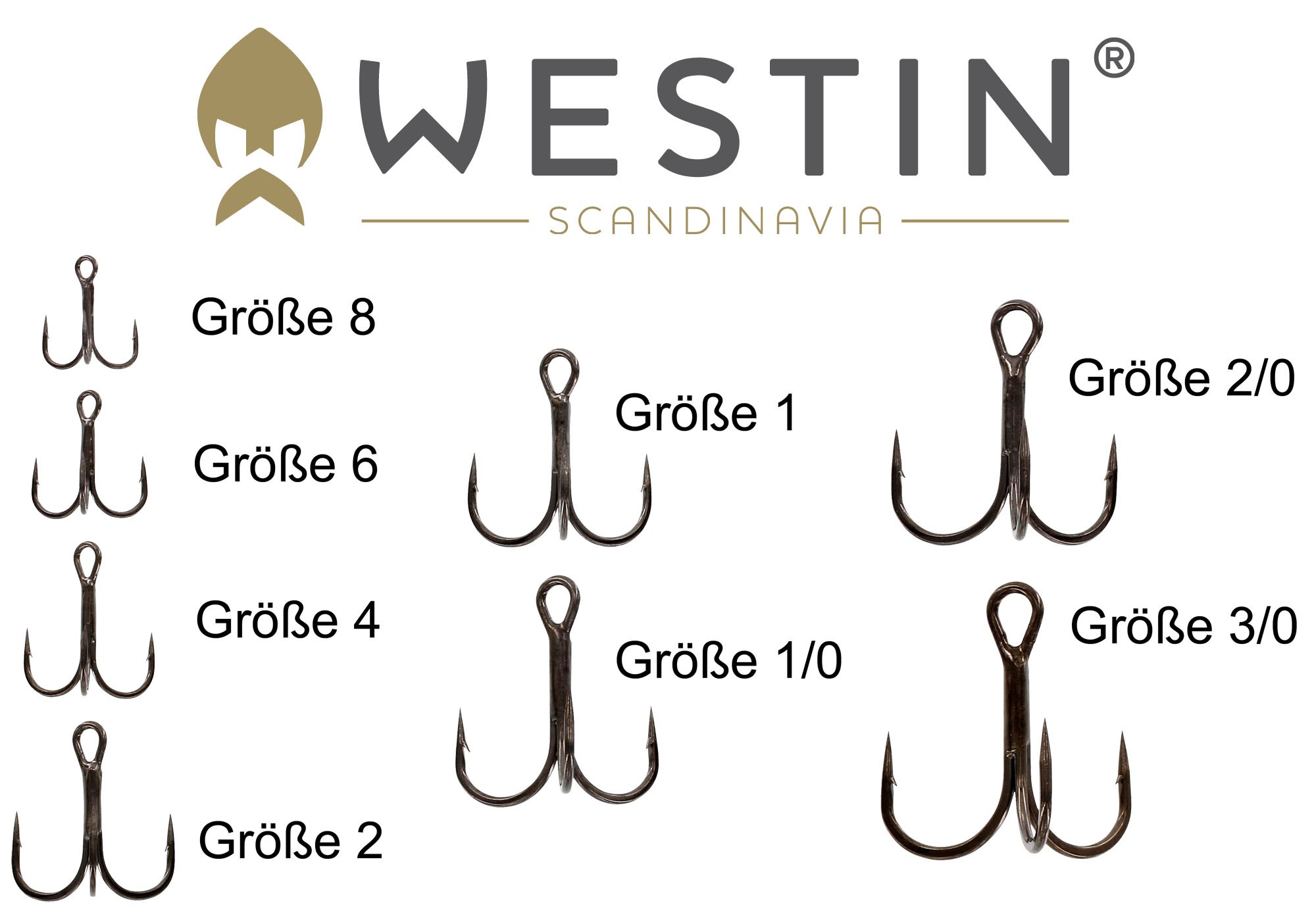 Dovesun Drillingshaken 3X Strong - 50 Stück, Größen #2/#4/#6/#8 Für Salz- & Süßwasser