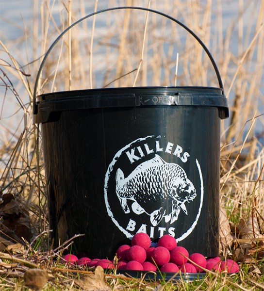 Carp Killers Pink Peach Boilies 3,5kg Eimer